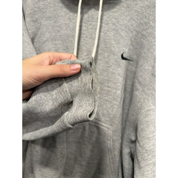 Vintage 1990’s Nike Swoosh Grey Sweater Hoodie XL - Picture 9 of 10